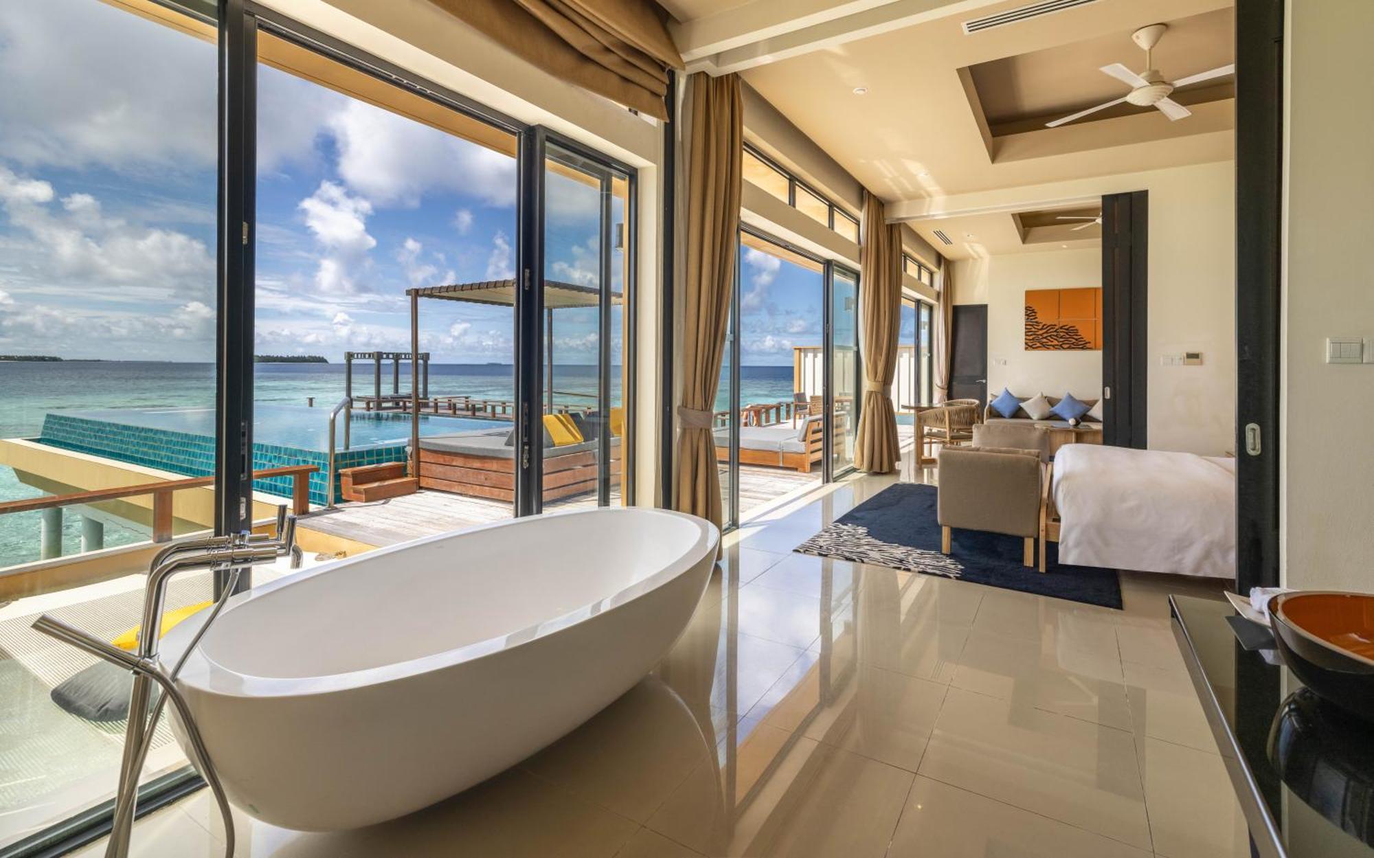 Angsana Velavaru In-Ocean Villas - All-Inclusive Select, Book Now & Enjoy 20 Percent Off Seaplane Transfer For Stays In 2025 Hulhudheli Exterior foto